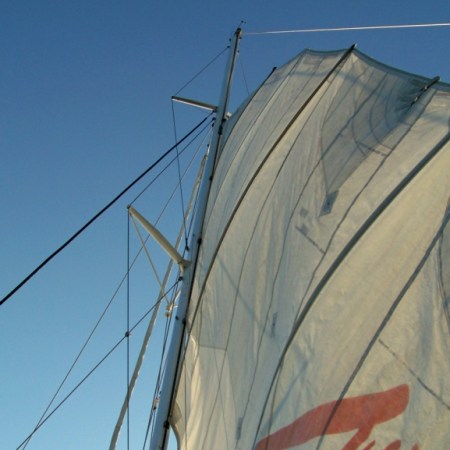 Sailing Ship Mast and Sail