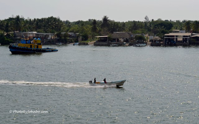 Tug and small boat