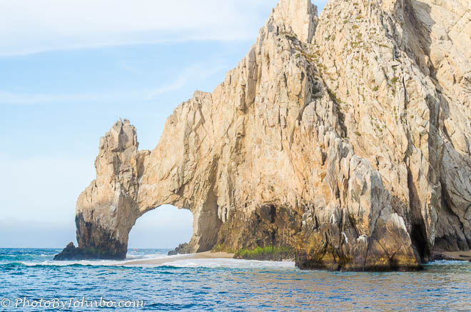 El Arco, the arch, protects a small beach at land’s end.