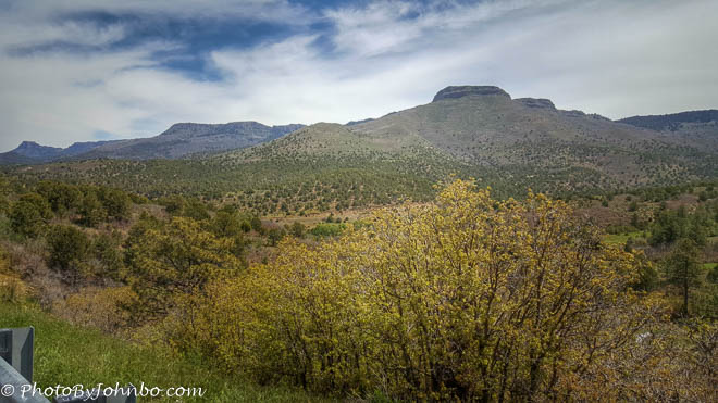 Rest stop view in New Mexico