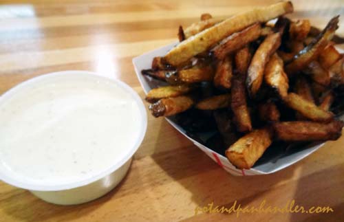 Don't overlook the fries at the stockyard, hand cut with homemade ranch.