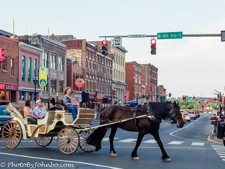 Carriage tour of Broadway.